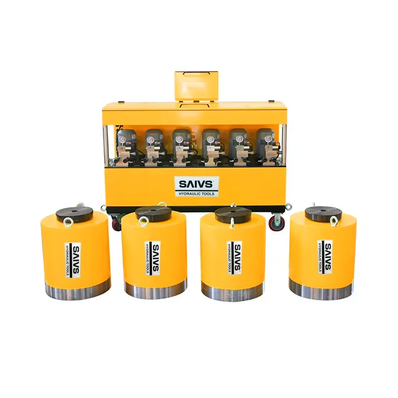 内蒙古HLA系列 双作用，PLC同步升降系统 同步顶升系统