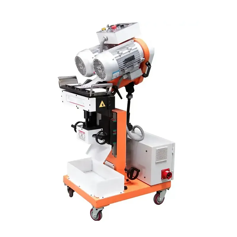 内蒙古SPB-80 1-60mm自动行进式铣边机 自动送料板材倒角机